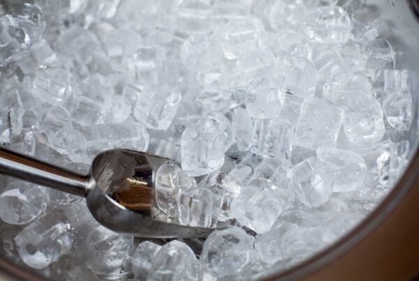 ice cubes bucket